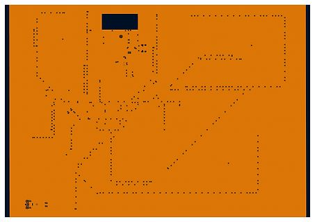 Leiterplatten-Layout einer Platine