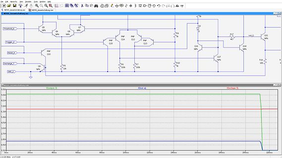 Schaltplan und Simulation in LTspice