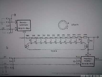 Schaltplan eines Hochspannungsgenerators