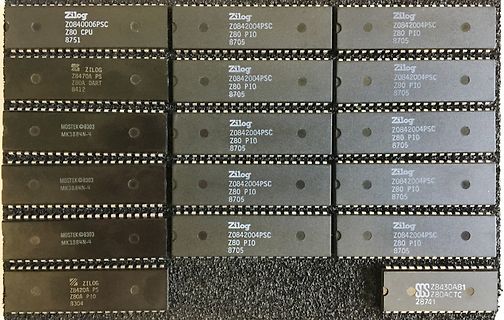 Diverse Zilog und Mostek integrierte Schaltkreise
