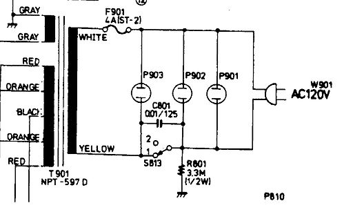 Schaltplan eines elektronischen Geräts