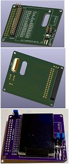 LCD-Adapterplatine für 16-Bit Interface