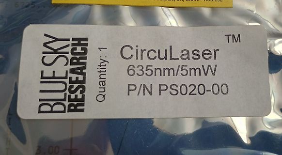 Etikett eines CircuLaser Lasers