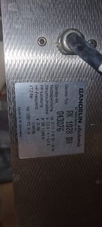 Typenschild eines Bandelin Electronic Geräts