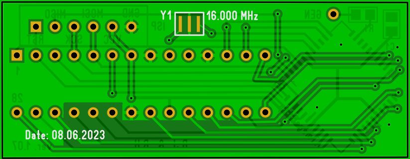 PCB-Layout einer Leiterplatte