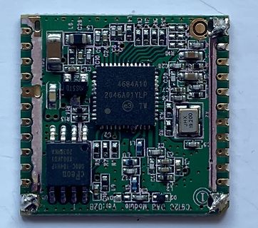 Leiterplatte mit Mikrocontroller und SMD-Bauteilen