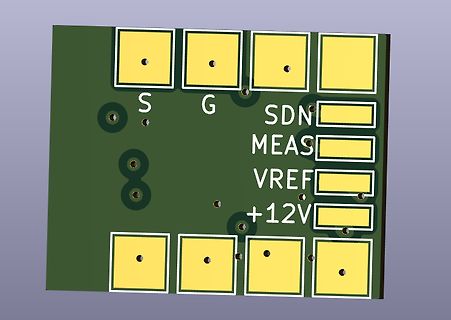 CAD-Ansicht eines Leiterplatten-Layouts
