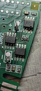 Nahaufnahme einer bestückten Leiterplatte