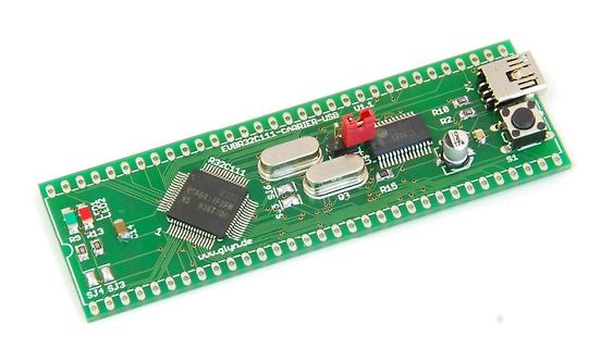 Trägerplatine für STM32F64 microcontroller