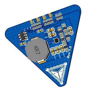 3D-CAD-Ansicht einer Leiterplatte