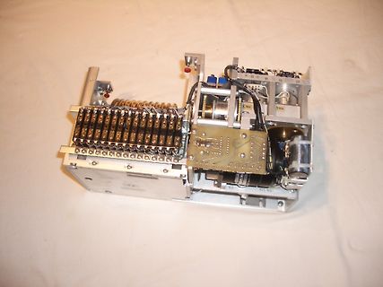 Innenansicht eines mechanischen elektronischen Geräts