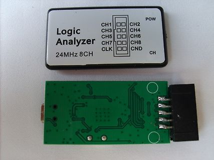 Logikanalysator Gehäuse und Leiterplatte