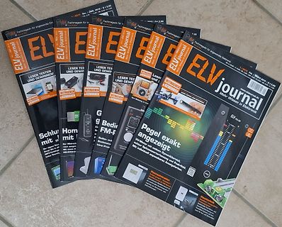 Stapel ELV Journal Fachmagazine