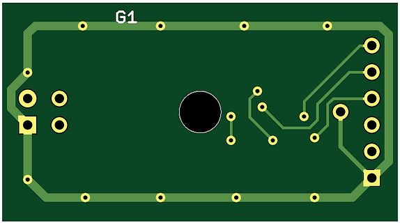 PCB-Layout einer Leiterplatte
