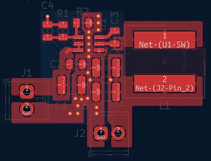 PCB-Layout einer Leiterplatte