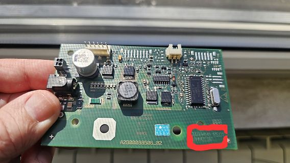 Leiterplatte mit elektronischen Bauteilen
