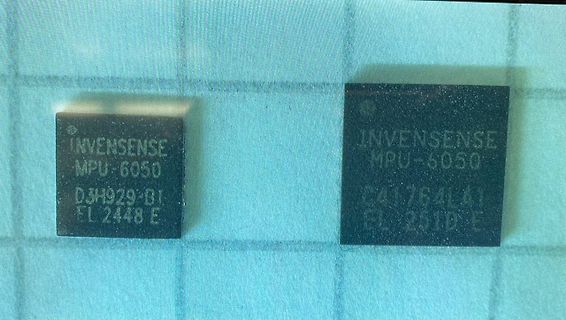Zwei InvenSense MPU-6050 Sensoren