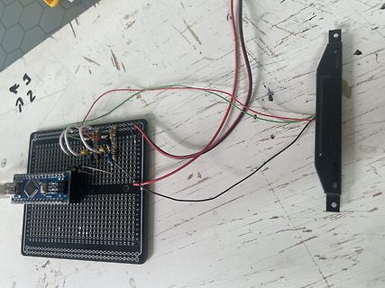 Aufbau mit Arduino und Lochrasterplatine