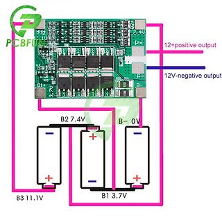 Schaltplan einer Li-Ion Akku-Ladeschaltung mit PCB
