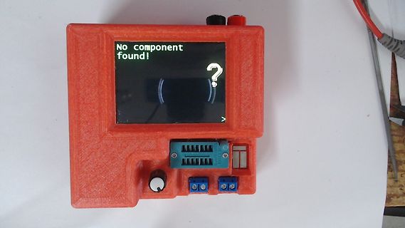 3D-gedrucktes Messgerät mit Display