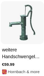 Produktanzeige einer Handpumpe