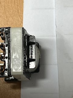 Nahaufnahme eines elektrischen Bauteils