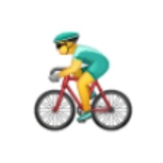 Emoji eines Radfahrers