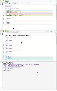 Compiler Explorer Anzeige von C-Code und Assembly