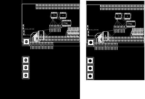 Leiterplatten-Layout einer Platine