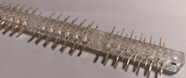 Steckleiste mit Stiftkontakten