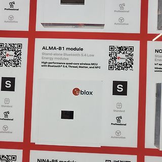 Informationstafeln zu u-blox ALMA-B1 Modulen