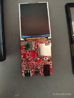 Leiterplatte eines Handheld-Geräts mit Display