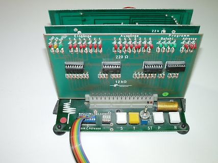 Leiterplatten mit LEDs und Schaltern