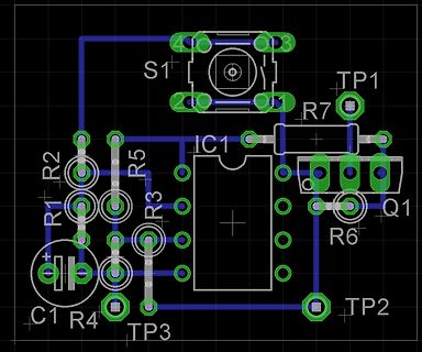 PCB-Layout einer Leiterplatte
