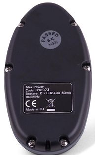 Rückseite eines elektronischen Geräts