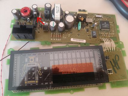 Leiterplatte mit LCD-Display
