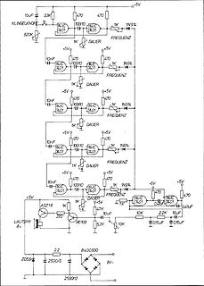 Schaltplan einer elektronischen Schaltung