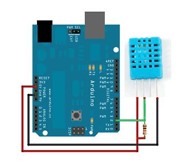 Arduino Uno mit IR-Empfänger und Widerstand