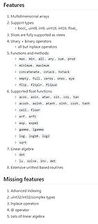 Liste von Software-Features und fehlenden Funktionen