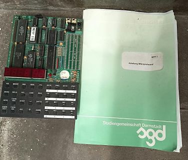 Mikroprofessor MPF-1B Platine und Anleitung