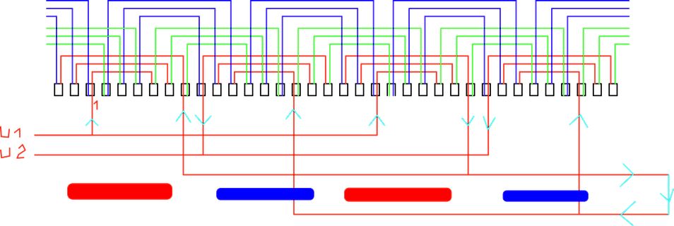Schematische Darstellung einer digitalen Schaltung mit Logikgattern