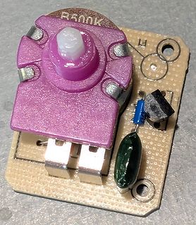 Potentiometer auf kleiner Leiterplatte