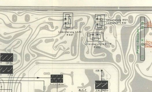 Ausschnitt eines Leiterplatten-Layouts