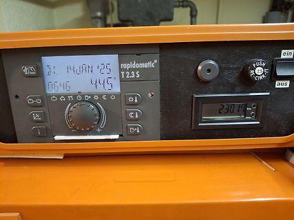 Bedienfeld eines Rapidomatic T 2.3 S Geräts