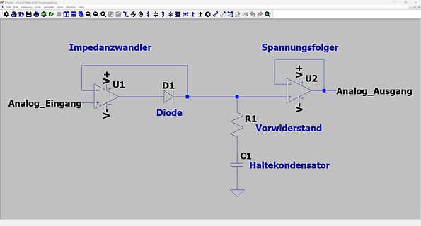 Schaltplan Impedanzwandler und Spannungsfolger