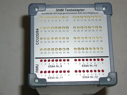 SNM Testadapter mit LED-Statusanzeigen