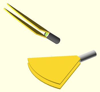 Grafische Darstellung eines Quarzes/Schwingers