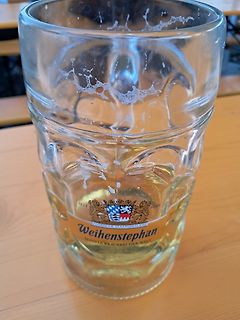 Bierglas der Brauerei Weihenstephan