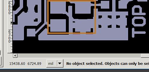 Ausschnitt eines PCB-Layouts
