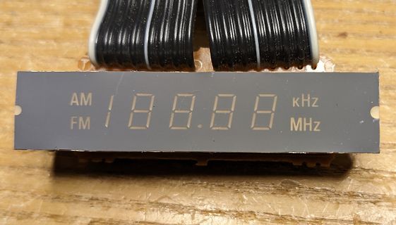 LCD-Display eines Radios
